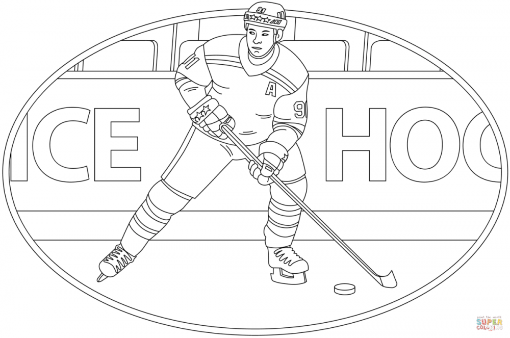 Лёгкие рисунки хоккеистов