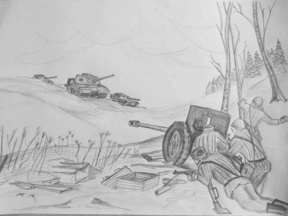 Картина артиллеристы Сталинградская битва