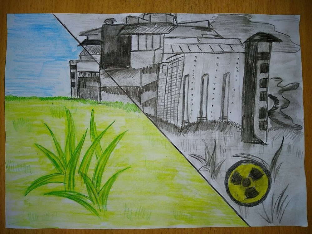 Чернобыль рисунки