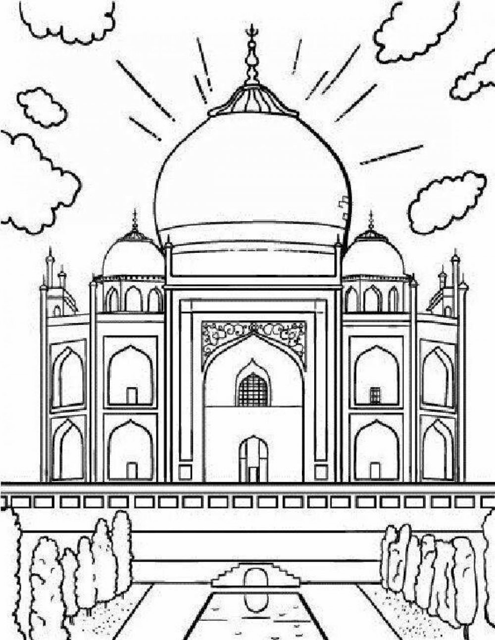 Мечеть иллюстрация
