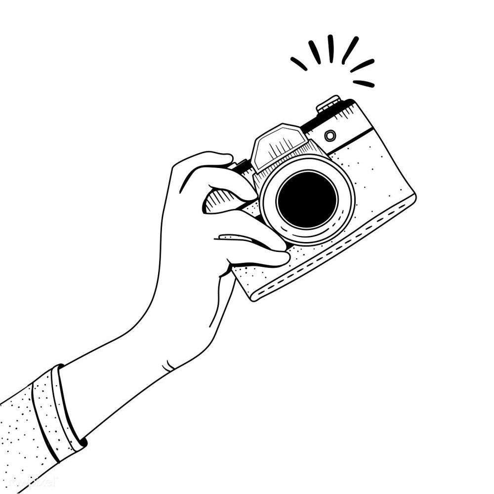 Рисунок фотоаппарата инстакс мини