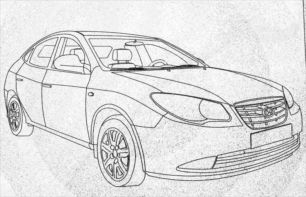 Hyundai Getz чертеж