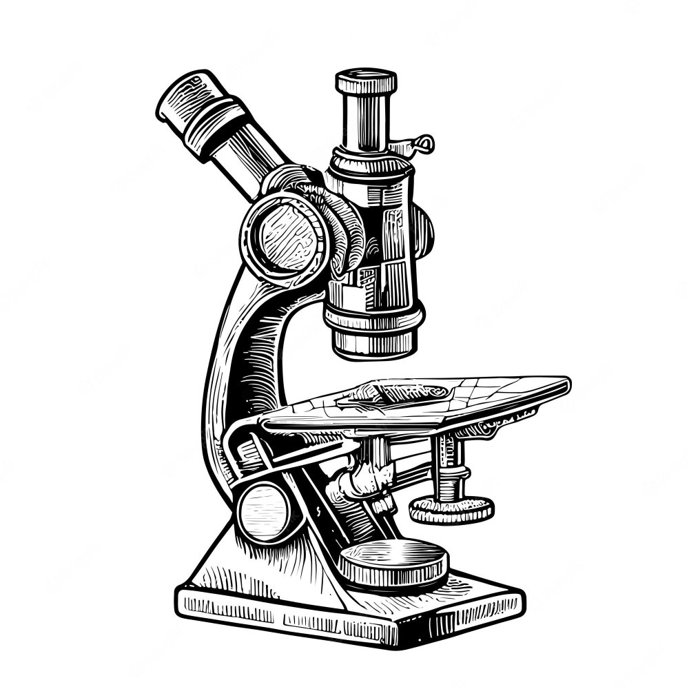 Микроскоп чб