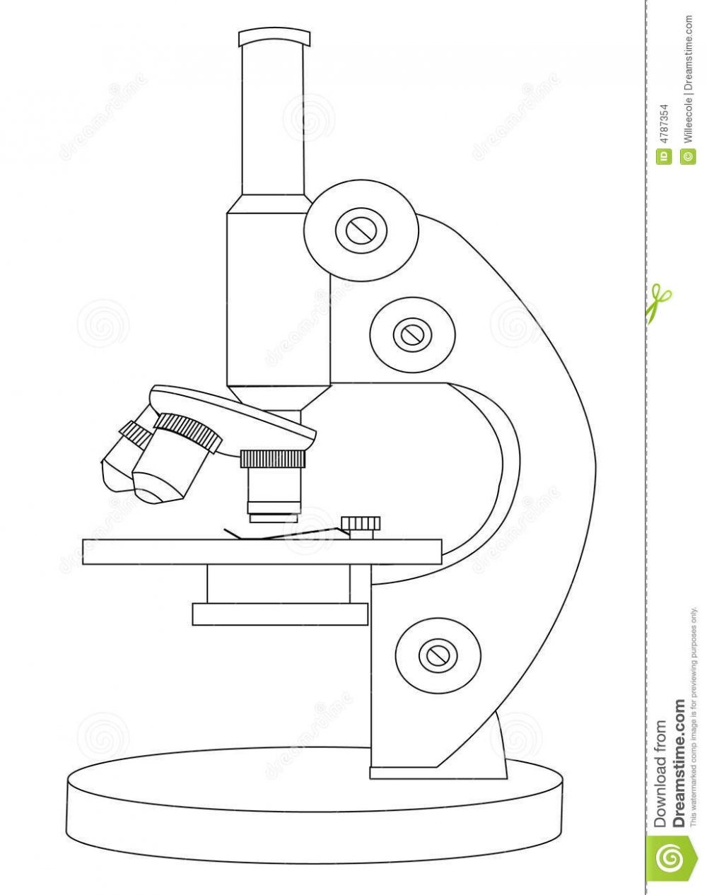 Нарисовать микроскоп