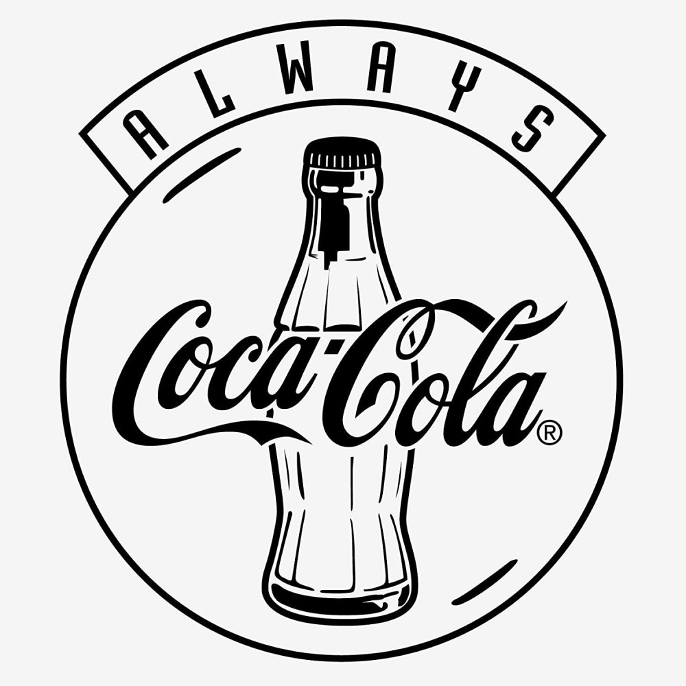 Кока кола на белом фоне бутылка