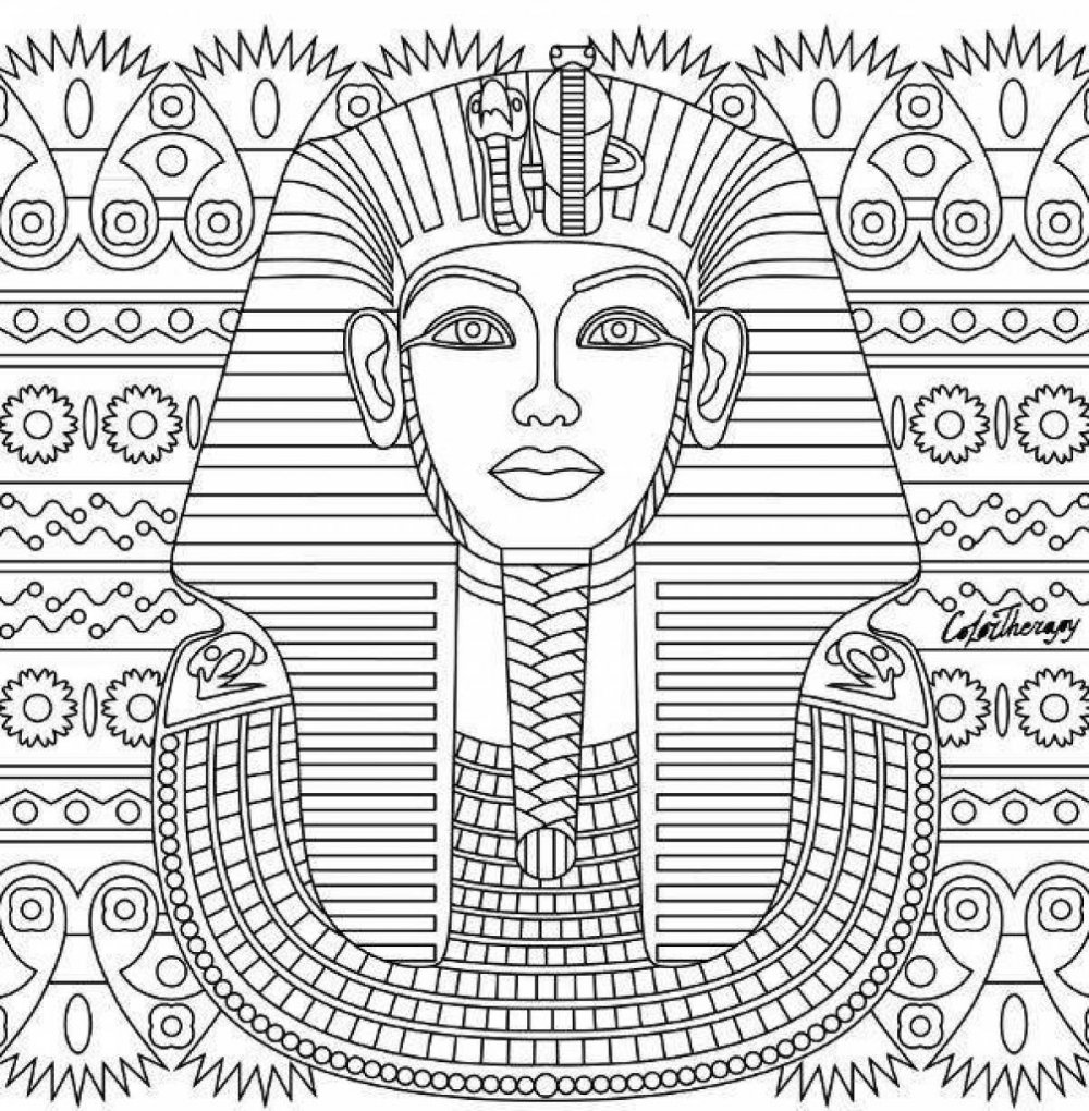 Египетский стиль рисования