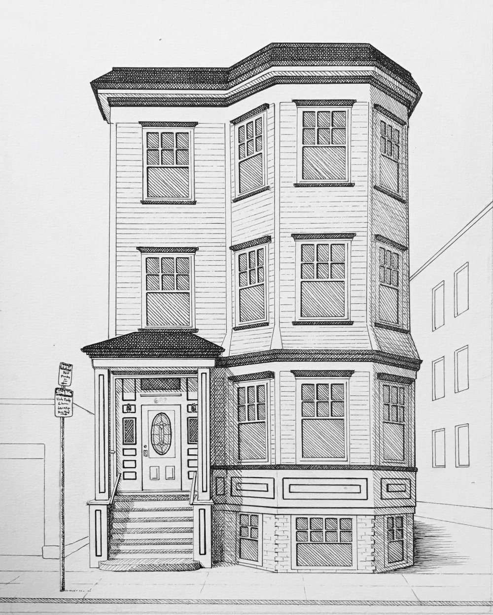 Здание рисунок
