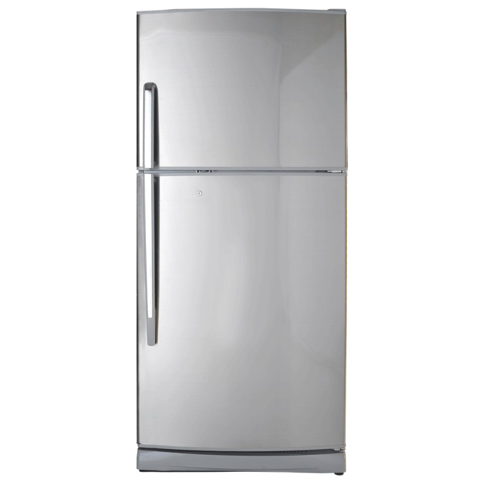 Холодильник на белом фоне