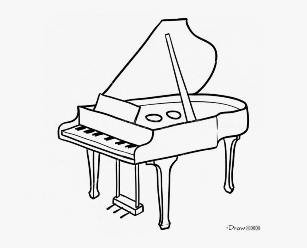 Фортепиано без фона