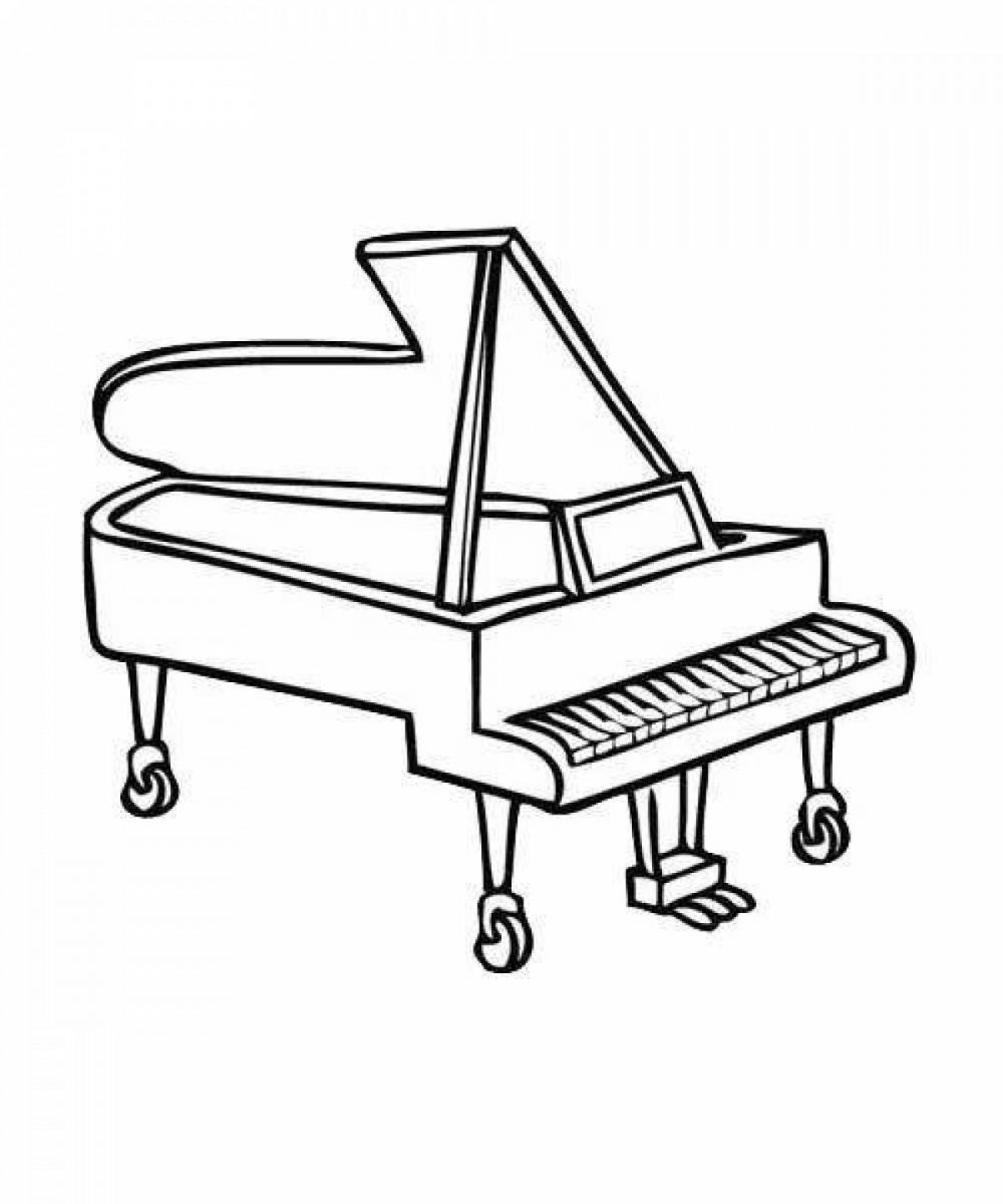 Пианино для рисования