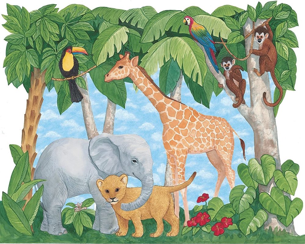 Зоопарк рисунок для детей