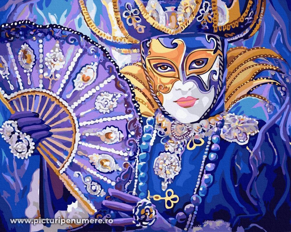Венецианский карнавал батик