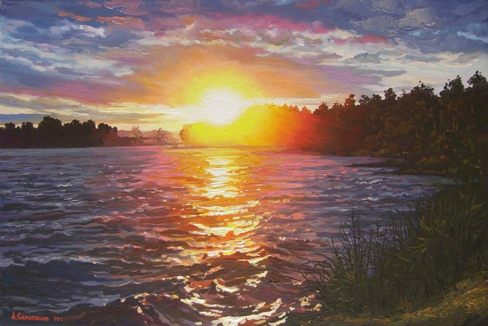 Озеро Увильды живопись художники