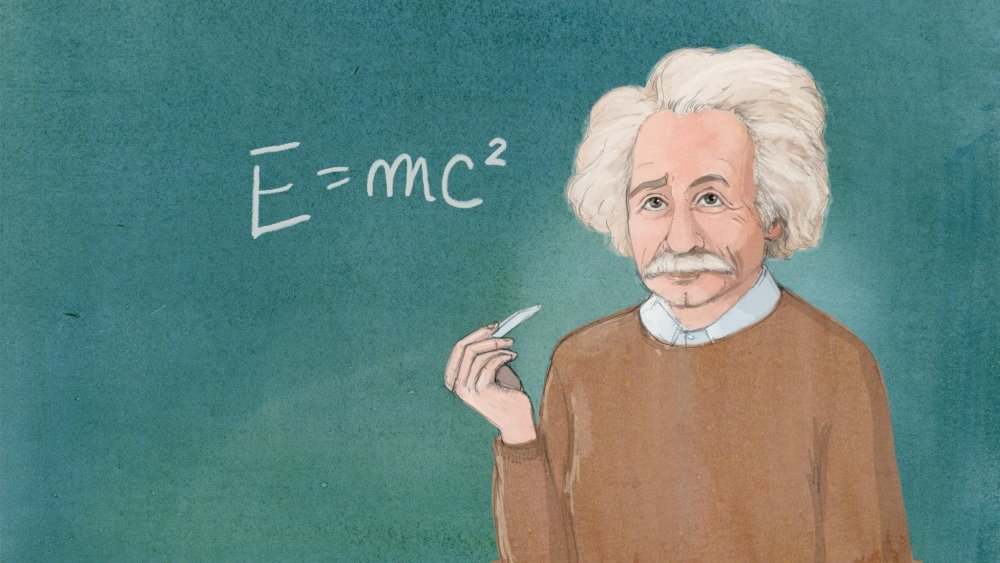 Альберт Эйнштейн карикатура