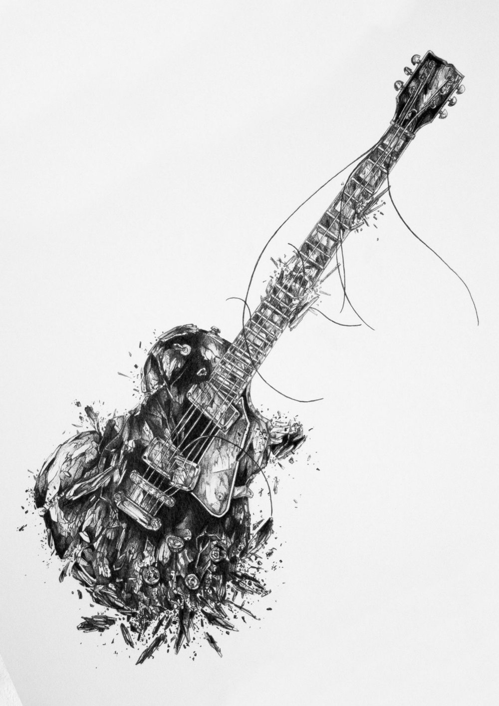 Раскраска гитары Fender