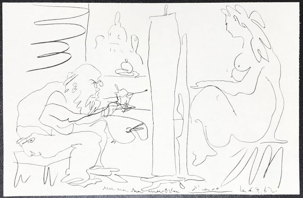 Пабло Пикассо литография 1962 конгресс