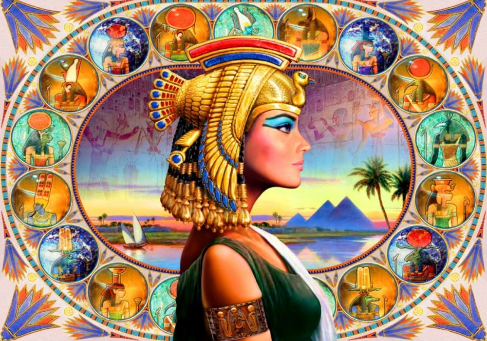 Царица Египта Нефертити арт
