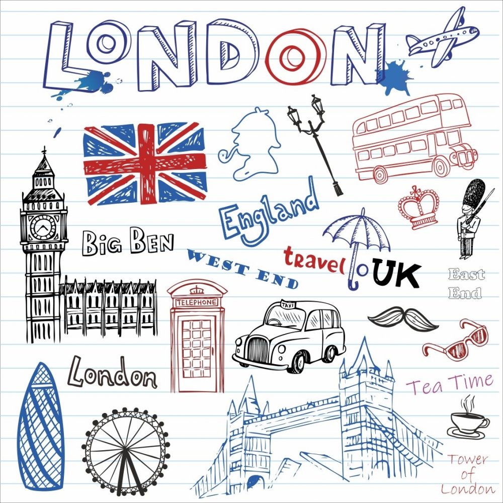 Символы Лондона рисунки
