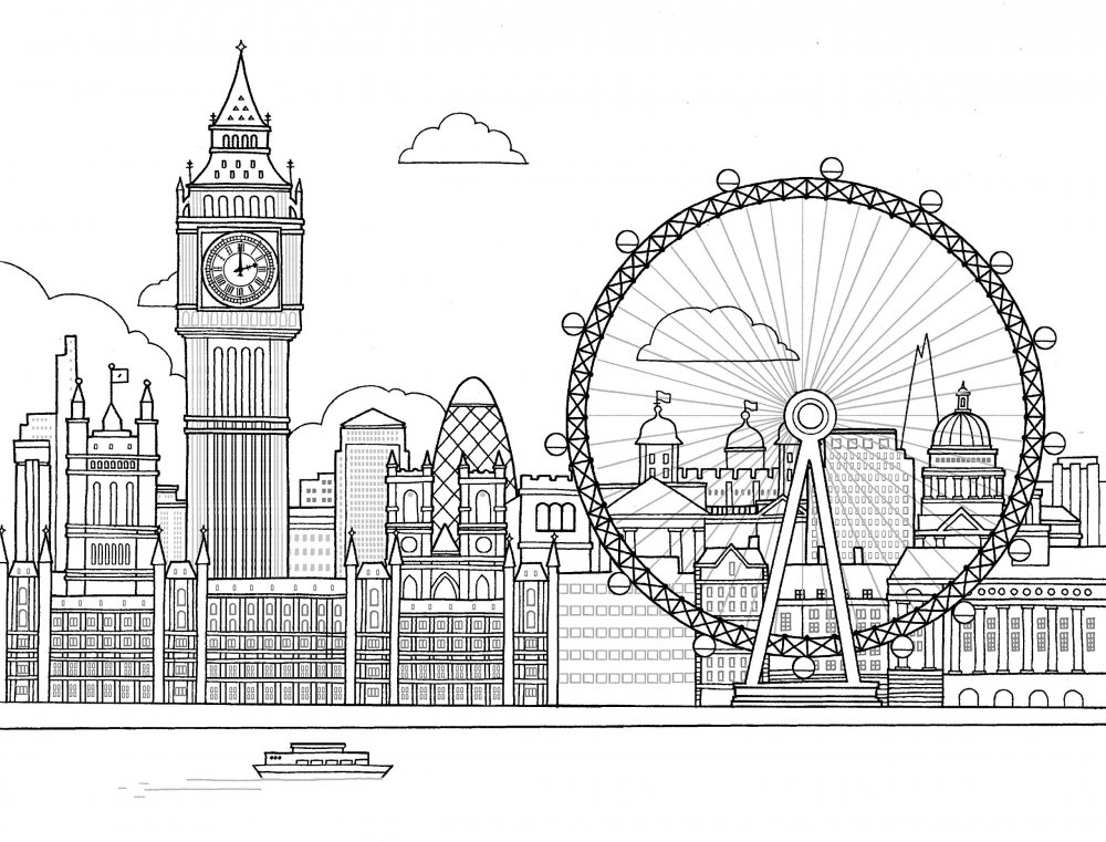 Вестминстерский дворец Лондон Графика