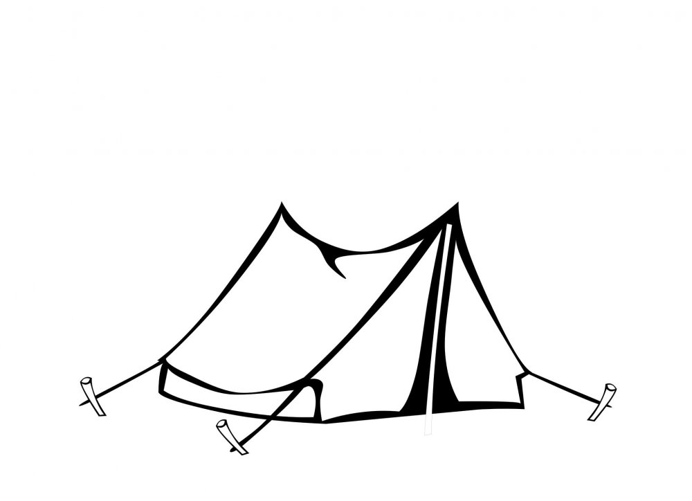 Стилизованная палатка