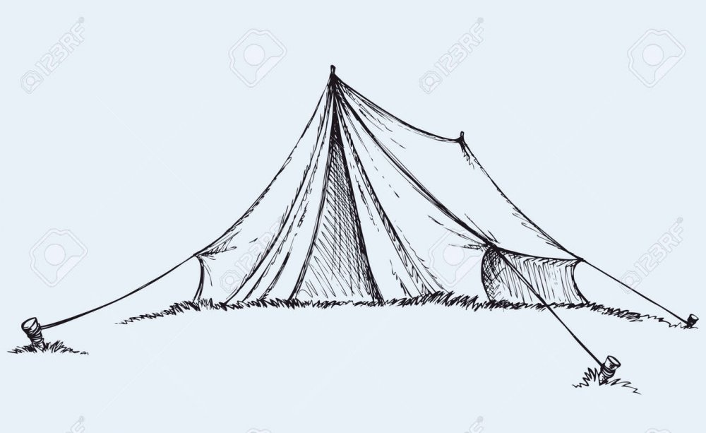 Tent / Tent / – палатка vector