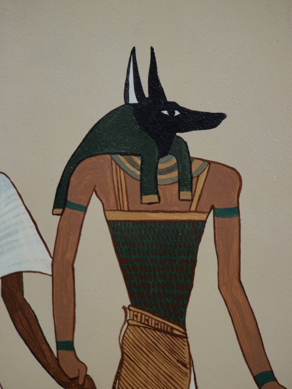 Египетские боги Анубис и Бастет