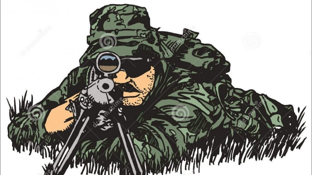 Снайпер целится в снайпера
