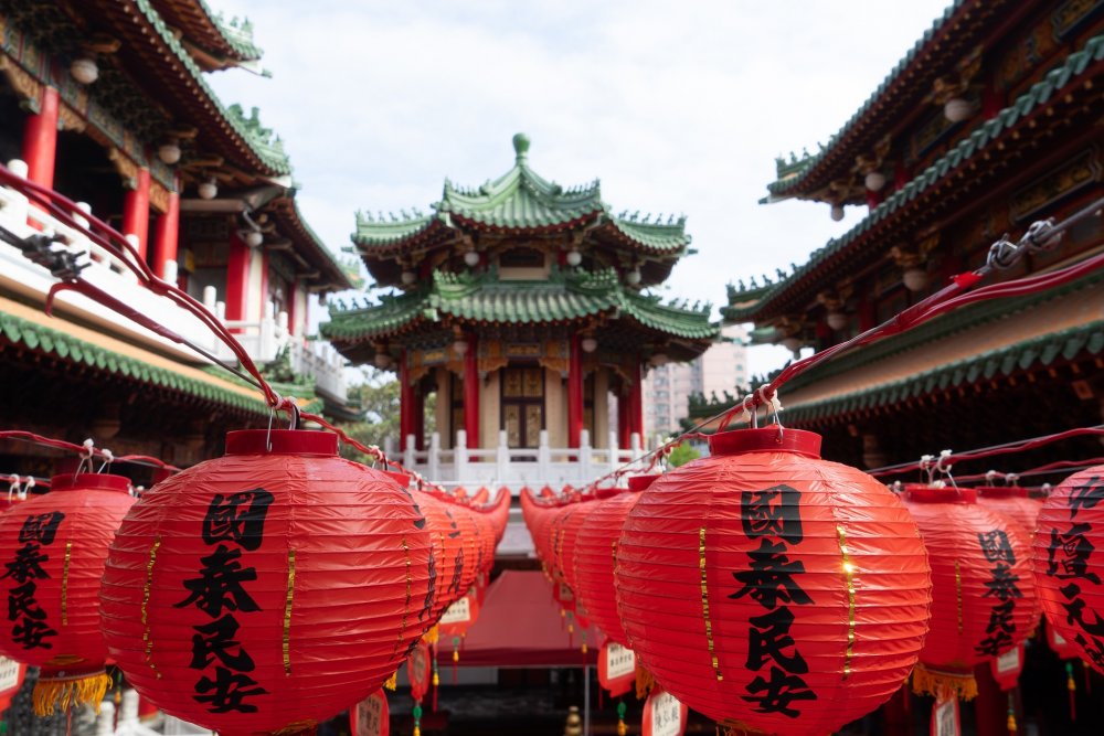Китайский храм Тайвань