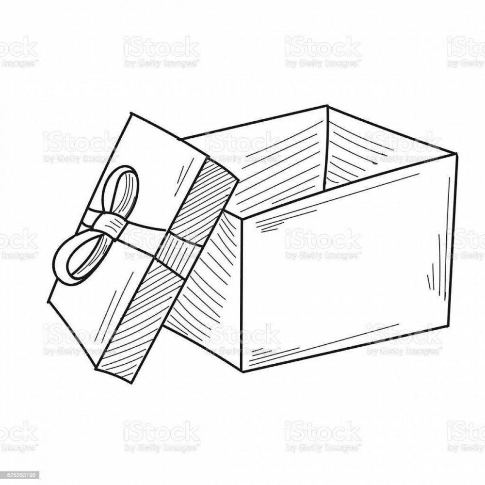 Рисунок на коробке