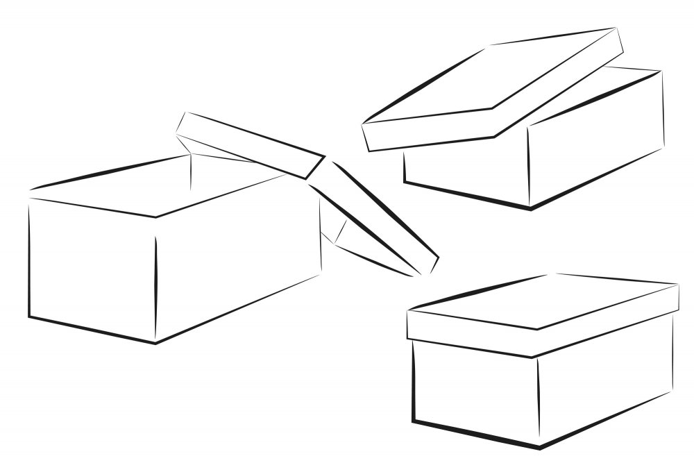 Коробочки для рисования