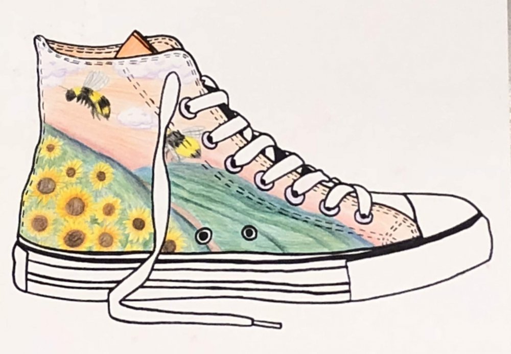 Идеи для обуви рисунок