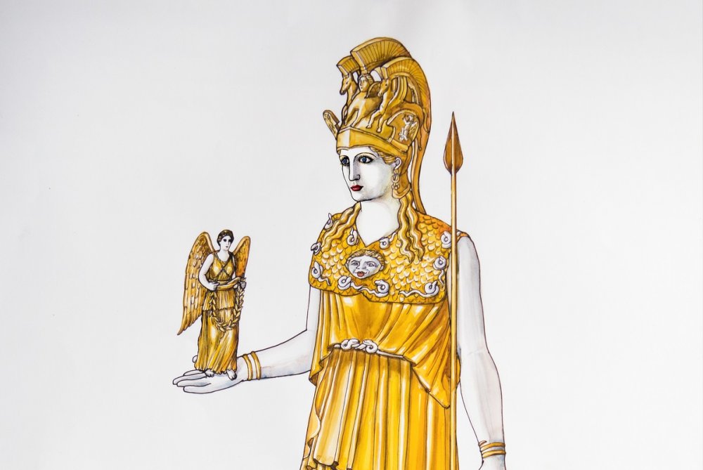 Эскизы древней Греции Афина