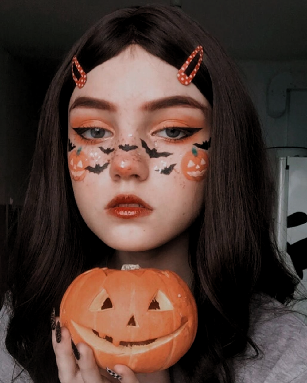 Милый макияж для Хэллоуина