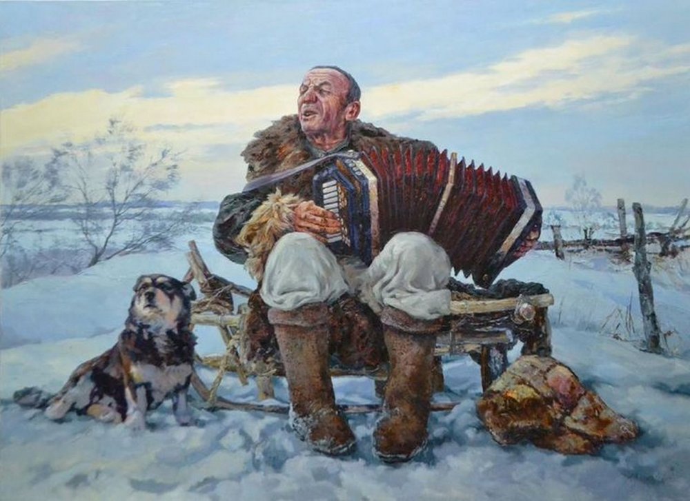Николай Петрович Богданов-Бельский крестьянка