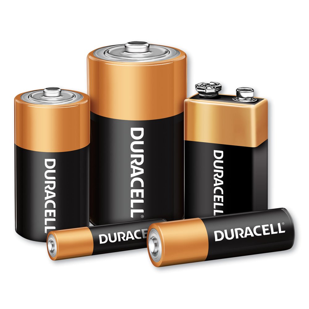 Батарейки Duracell PNG