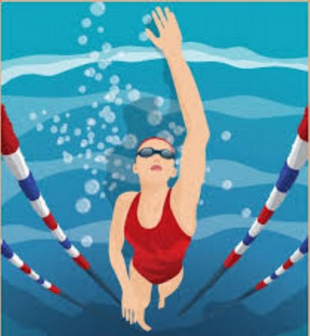 Плавание плакат