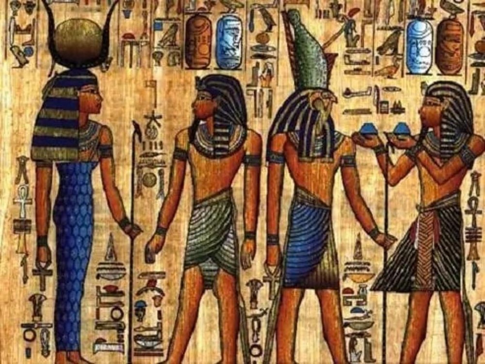 Живопись древнего Египта фараон