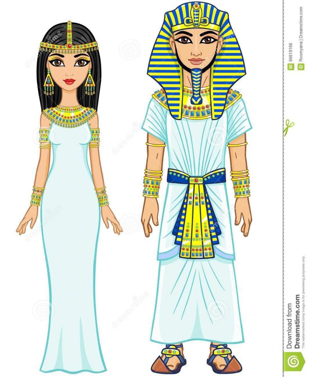 Одежда древних египтян женщина фараон
