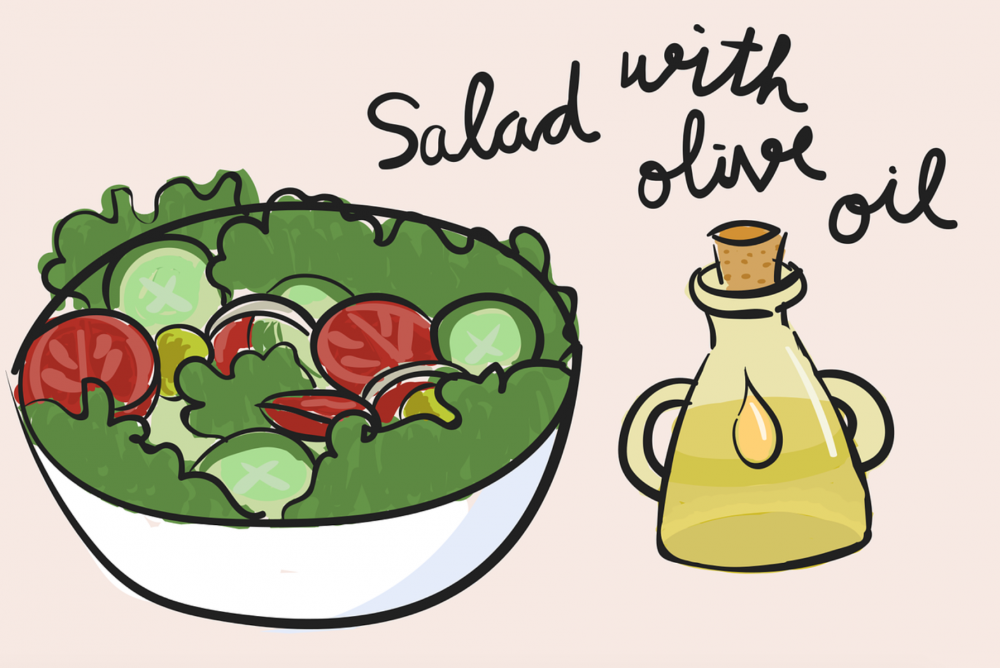 Стикер салат