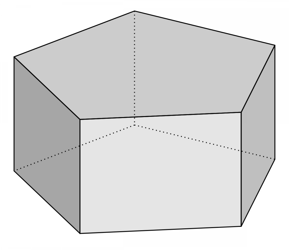 Пятиугольная Призма геометрия