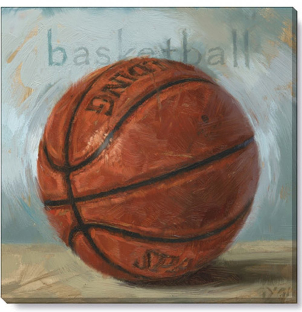 Баскетбольный мяч живопись