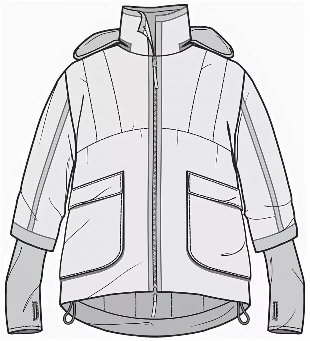 Технический эскиз куртки