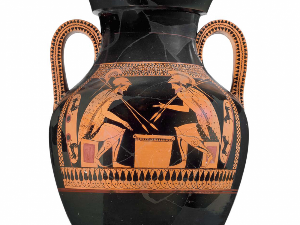 Чернофигурная вазопись древней Греции