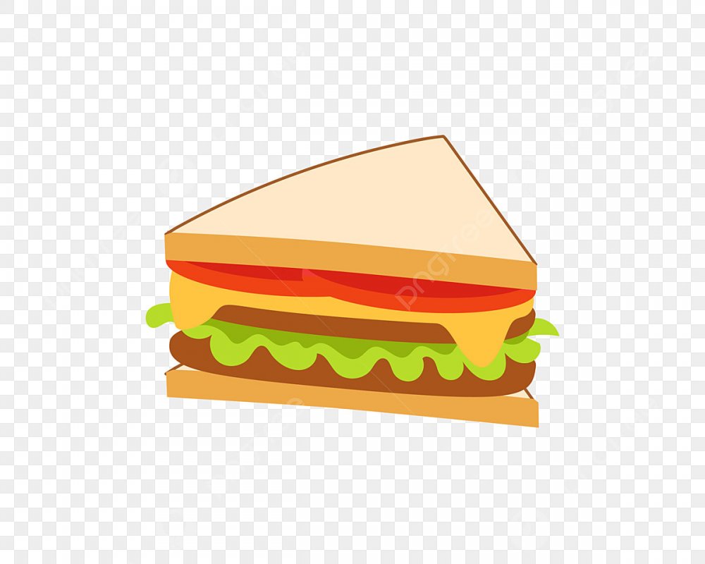 Нарисовать открытый бутерброд