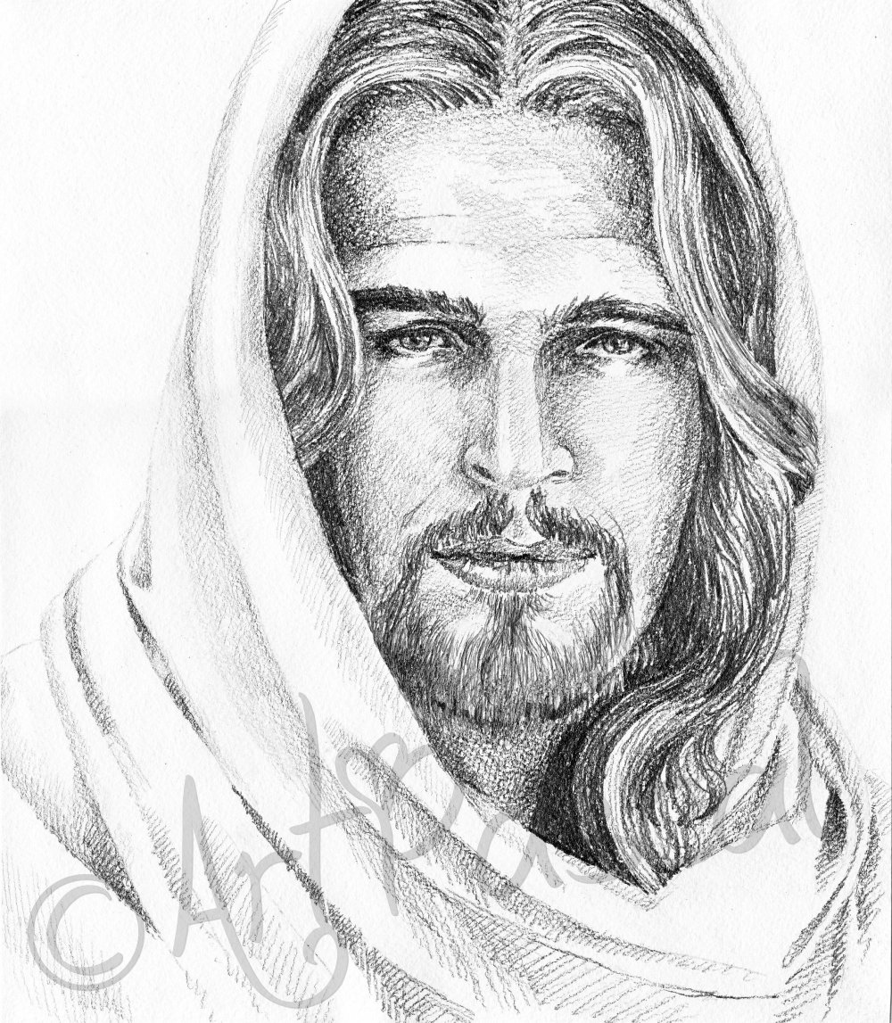 Иисус в терновом венце тату