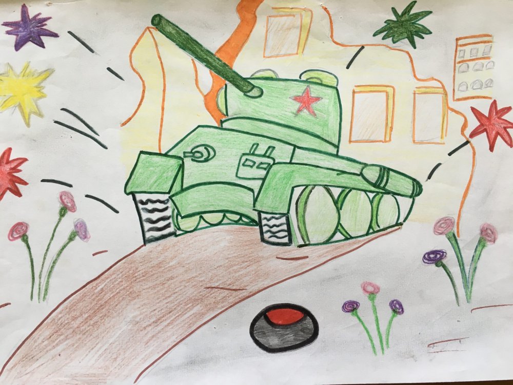 Сталинградская битва рисунки школьников