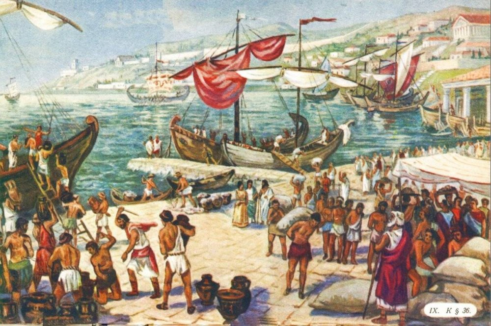 Порт Пирей в Афинах