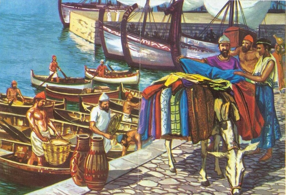 Торговля в древней Финикии