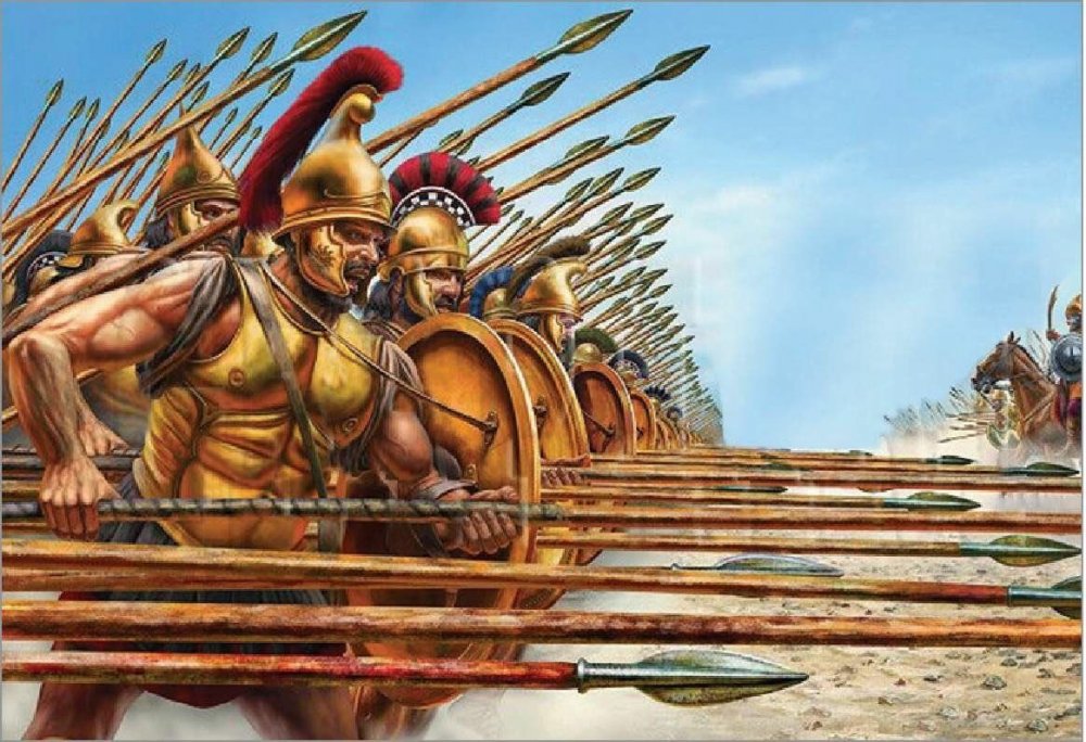 Греческие Гоплиты в армии Александра Македонского