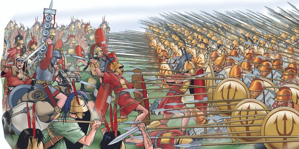 Римский Легион против македонской фаланги